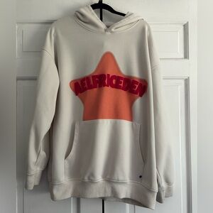 Worn Aelfric Eden Cream Star Hoodie- size xl